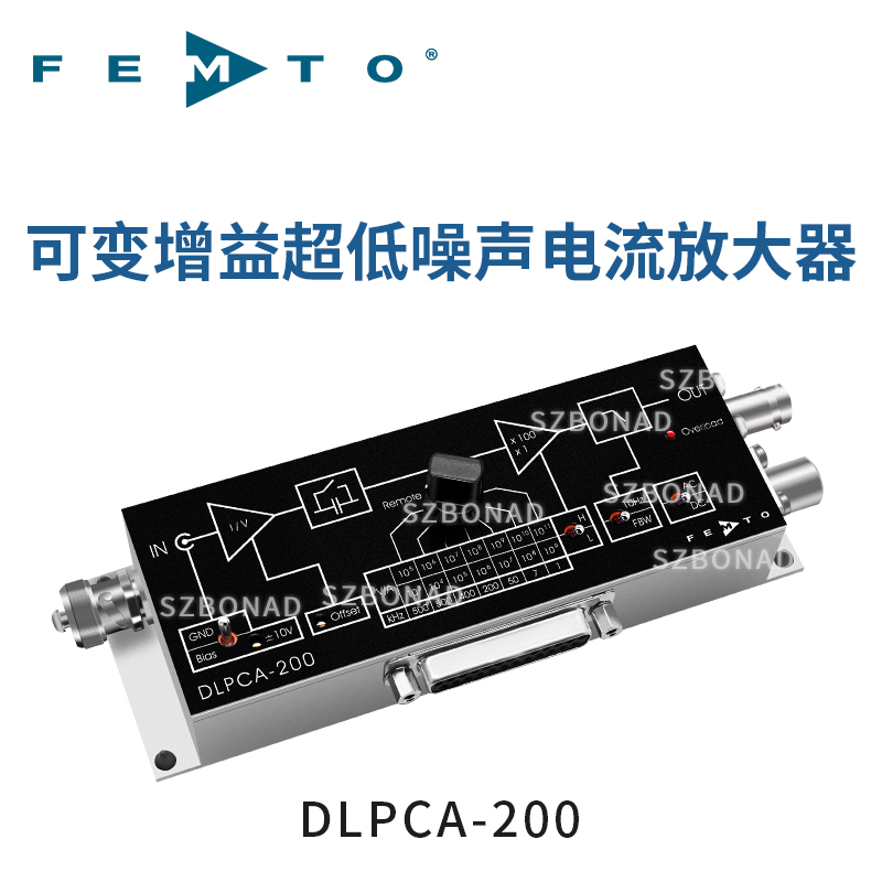 DLPCA-200可變增益電(dian)流放大器